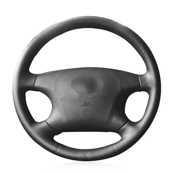 

Black Artificial Leather Car Steering Wheel Cover for Toyota Avalon 2002-2004 Camry 2002-2004 Highlander 2001-2003