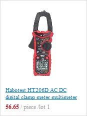 HT206D AC DC Цифровой мультиметр с клещами для невесте на свадьбу pinza amperimetrica
