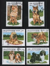 6 sztuk zestaw kambodża Post znaczki 1999 psy domowe używane Post oznaczone znaczki pocztowe do zbierania tanie tanio KH (pochodzenie)