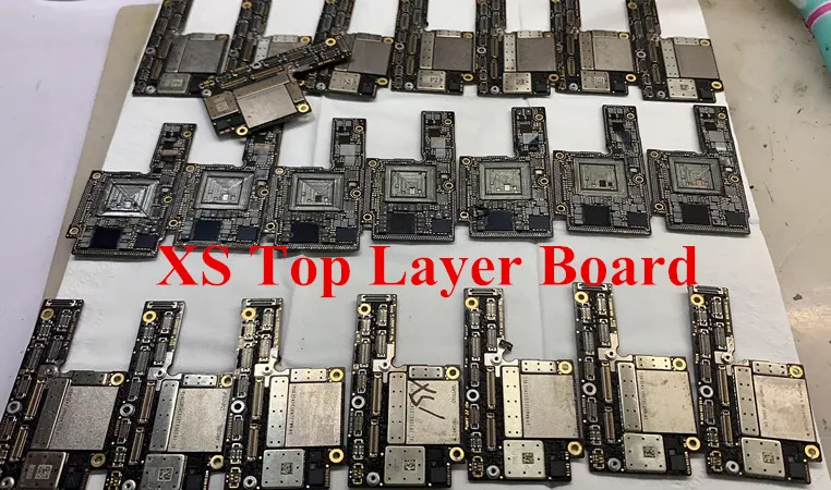 Для iPhone XS плата с ЧПУ просверлена с ЦП Baseband iCloud Locked RF Logic Part материнская плата удалить процессор Baseband Swap материнская плата
