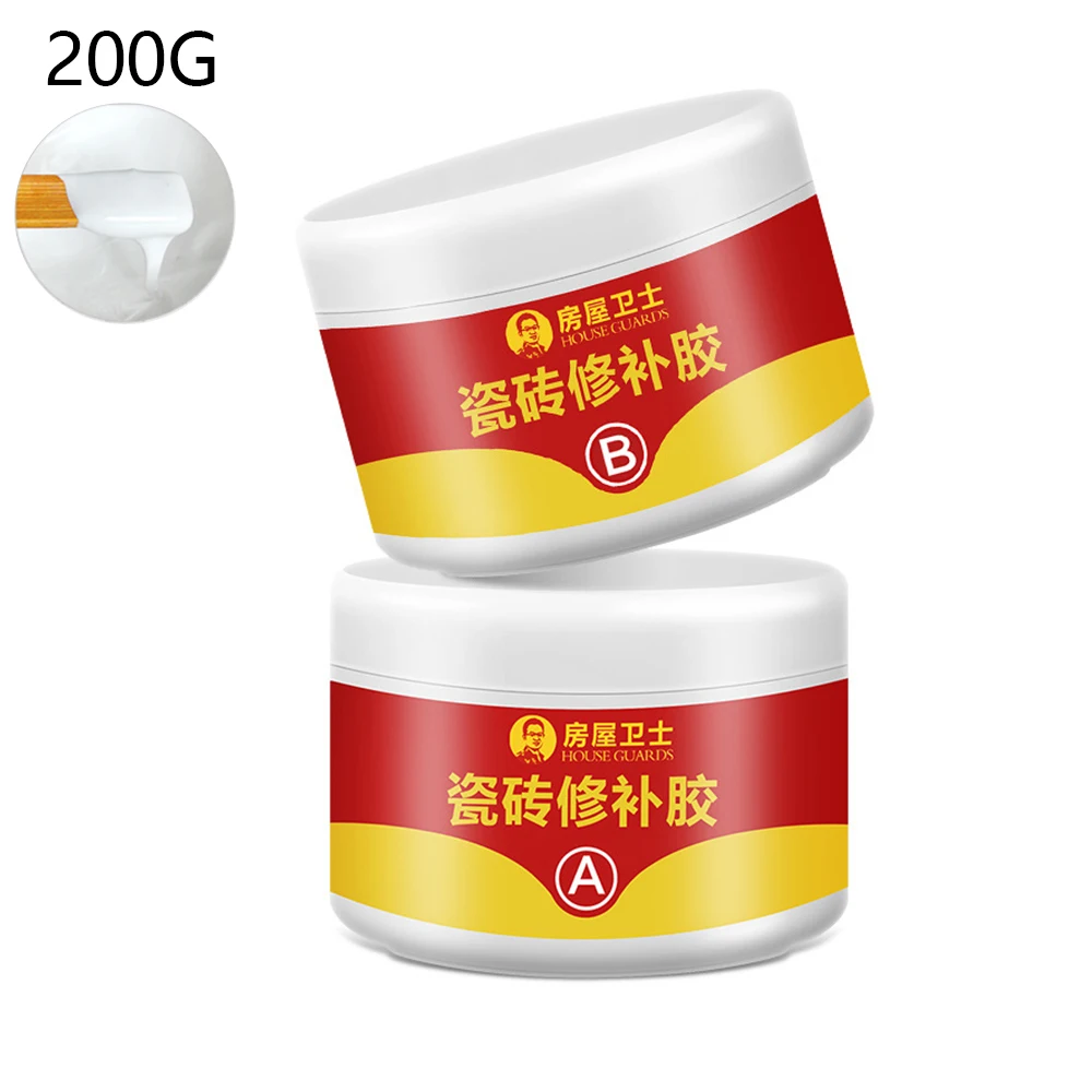 

Porcelain white Tile Repair Agent Ceramic Paste Floor Tile Adhesive Strong Adhesive Marble Super Fix Repair Home Improvement