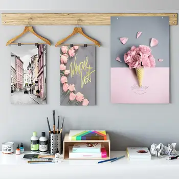 

Custom Poster Ice Cream Flowers#w Canvas Wall Art Picture Set Posters Home Decor Prints Abstract Prints for Room20-0630-60