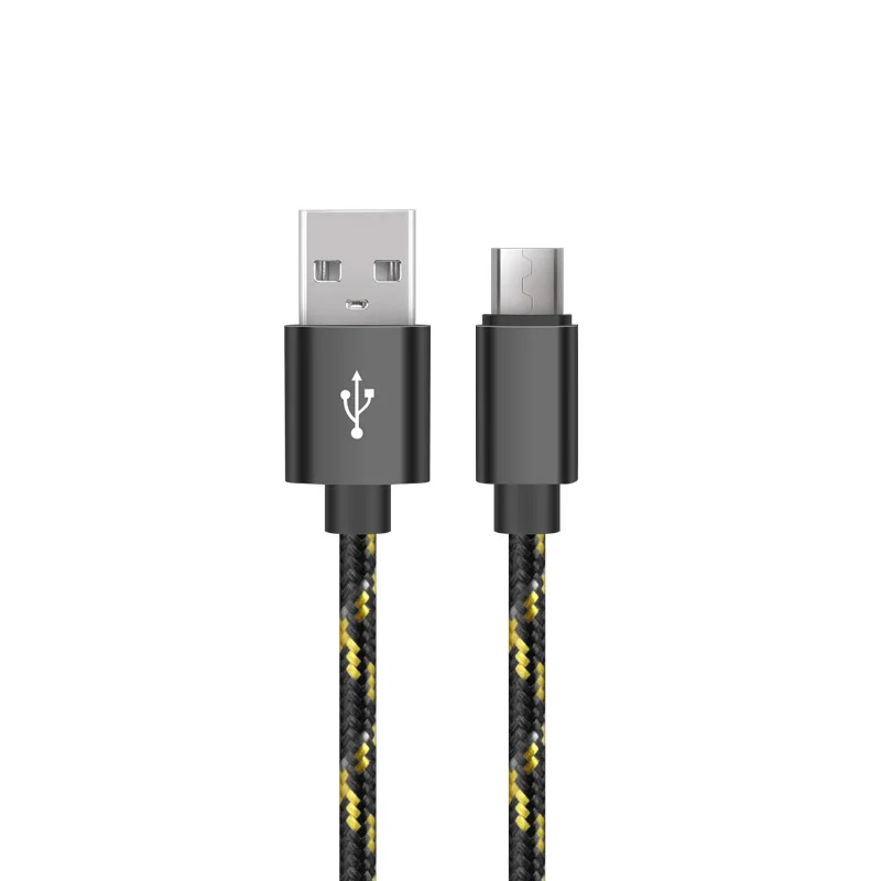Кабель Micro USB для быстрой зарядки 1 м нейлоновый usb-кабель для синхронизации данных для мобильного телефона Android кабель для зарядного устройства для кабеля samsung