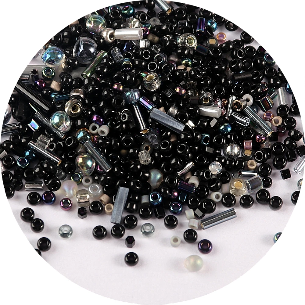 500Pcs Japan Miyuki Seed Beads Mixed Delica Round Glass Beads Mix Colors and Size Glass Twist Bugle Tube For Clothing Accessory 3