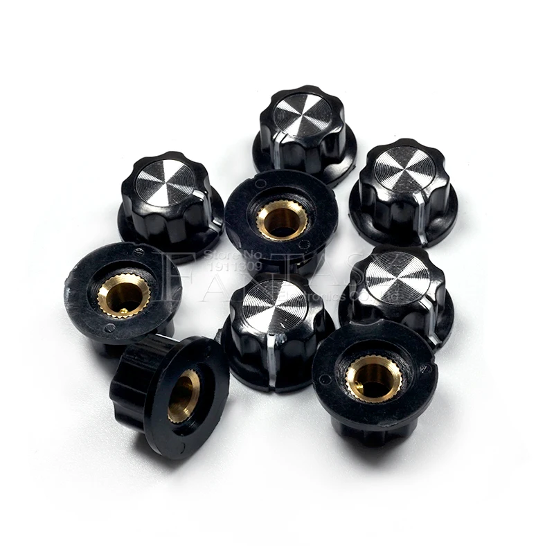 Potentiometer Knobs 10pcs MF-A01 6.0MM bakelite potentiometer 19.5MM diameter with RV16 hole 3.2MM