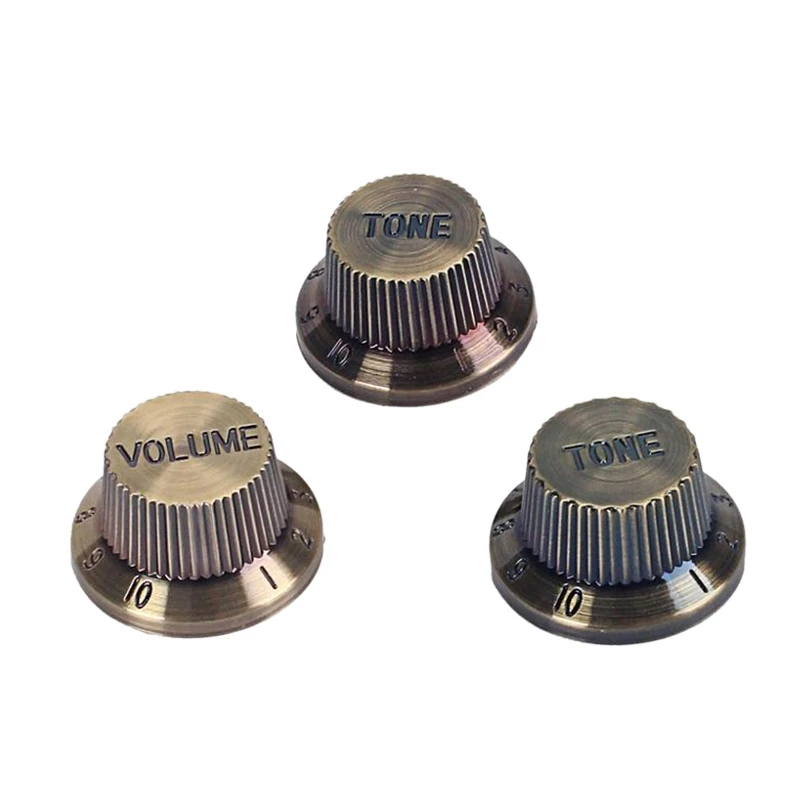 Bronze Top Hat Bell Knob Pushes The Guitar Bass Knob 5.8 Mm KnobGuitar