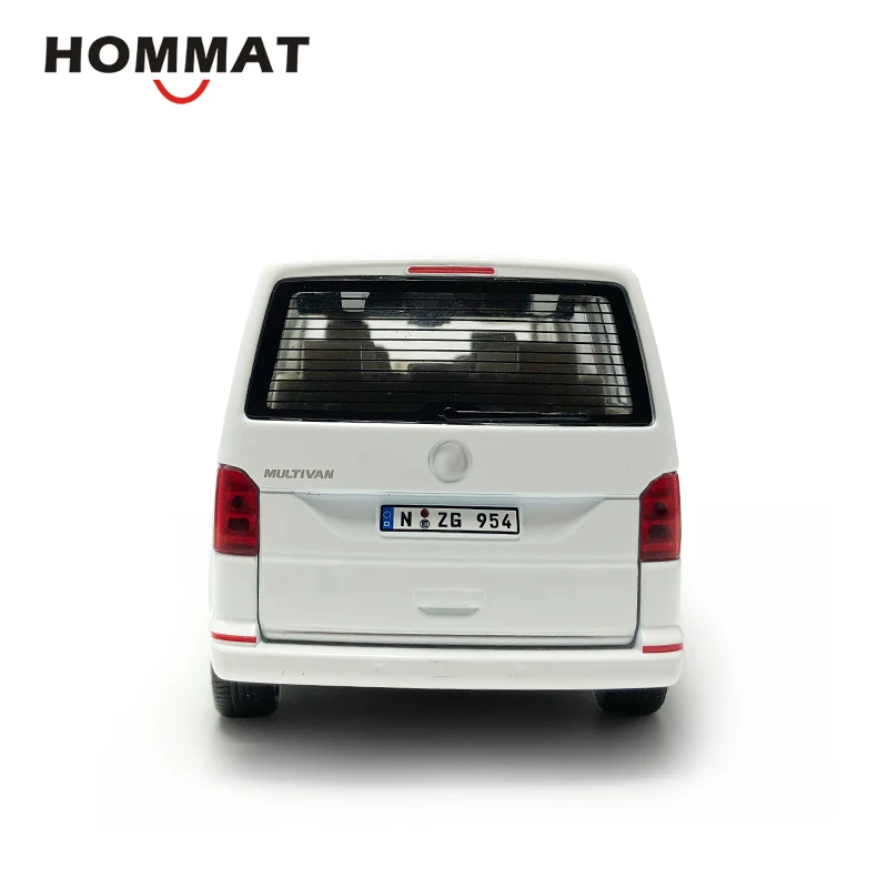 HOMMAT 1:32 T6 Multivan MPV автомобиль фургон модель автомобиля металлический сплав литья под давлением игрушка модель автомобиля коллекция подарок детские игрушки для детей Белый