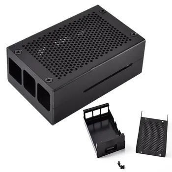 

Latest Aluminum Alloy Shell Case Box Enclosure for Raspberry Pi 4 Model B