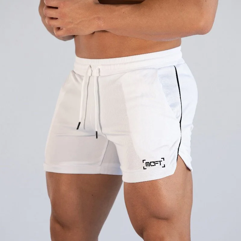 Muscleguys спортивные шорты для бега, фитнеса, бодибилдинга, мужские летние повседневные быстросохнущие дышащие сетчатые пляжные шорты