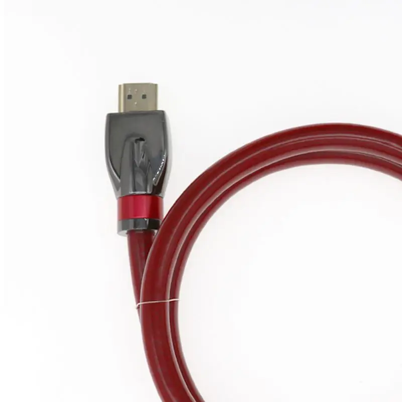 0.5/1/1.8m High Speed Gold Woven Cable HdMI 2.1 8K 3D HdTV Cord for DVD Player