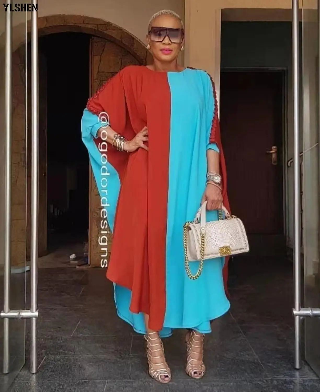 Африканские платья для женщин африканская одежда мусульманское длинное платье высокого качества модное Африканское платье для леди кафтан Халат