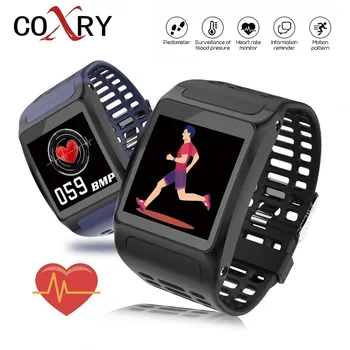 

COXRY Sport Smart Watch Men OLED Image Screen Heart Rate Waterproof Smartwatch Android IOS Digital Wrist Watch Blood Pressure