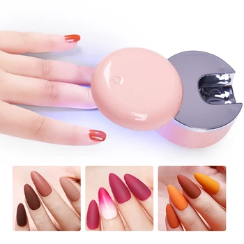 

3W UV LED Lamp for Nail Single Finger Lamp Nail Gel Polish Dryer Drying Machine Smart Sensor 45s / 60s USB Connector