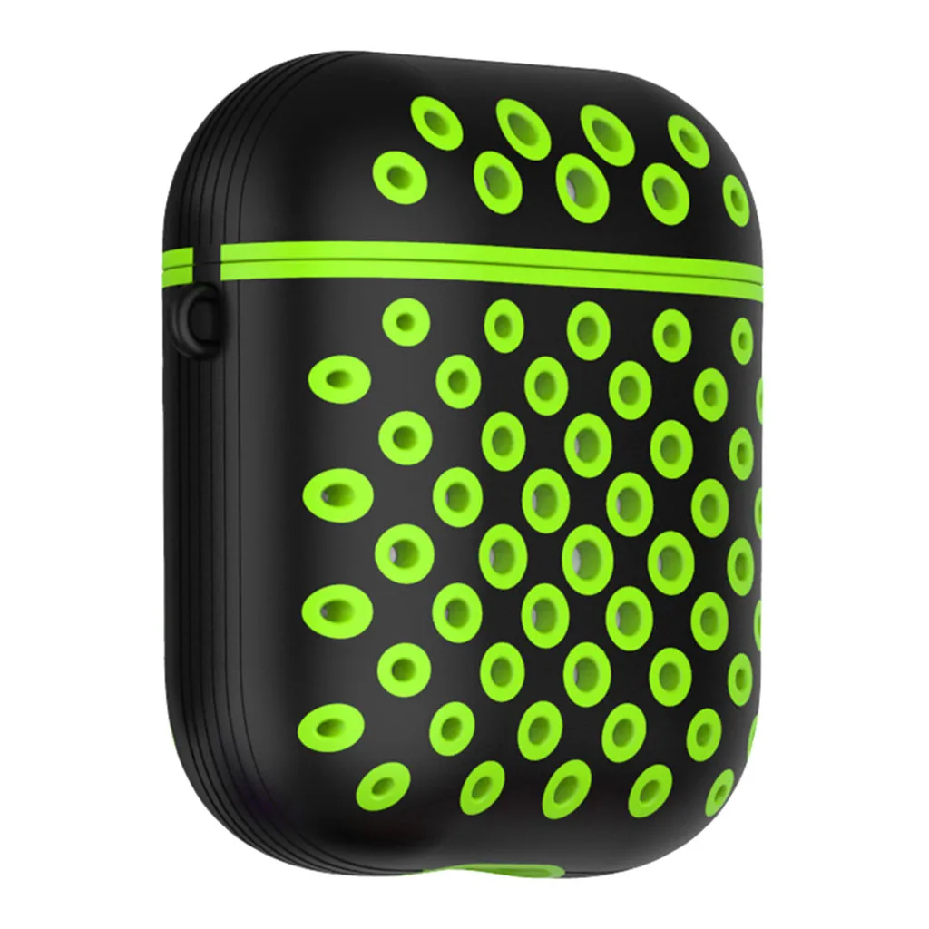 Беспроводной Bluetooth чехол для наушников для Apple AirPods 2 Мягкий Силиконовый противоударный чехол с отверстием защитный для AirPod чехол 917#2