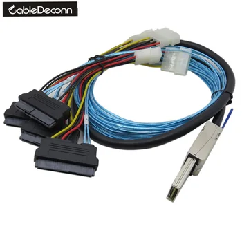 

MINI SAS 26 to SAS29P SFF8482 hard disk server data cable 2m