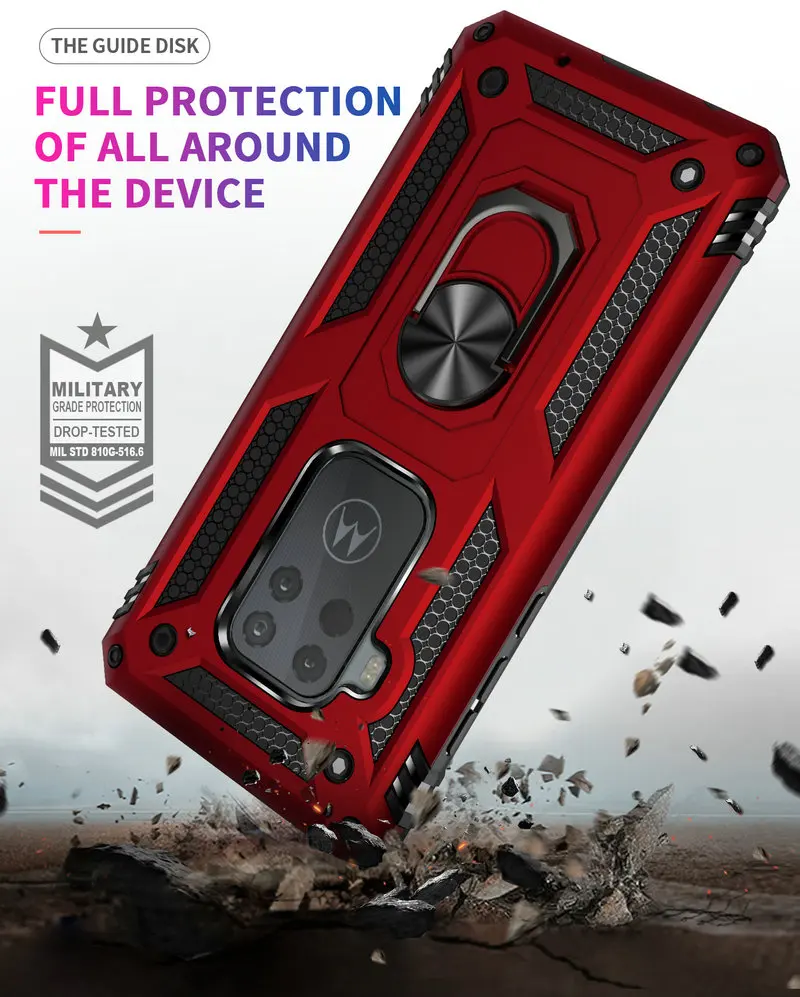 Для Motorola One Zoom Moto один зум 3D комбинированный бронированный чехол для Motorola One Pro металлический корпус для задней панели телефона чехол, Fundas Coque Etui>