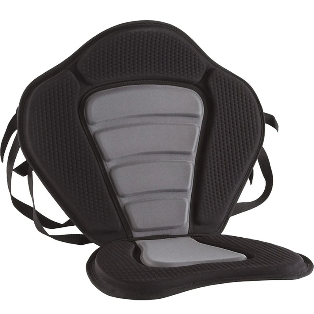 

Adjustable Comfort Padded Canoe Kayak Seat with Detachable Backrest Back Bag