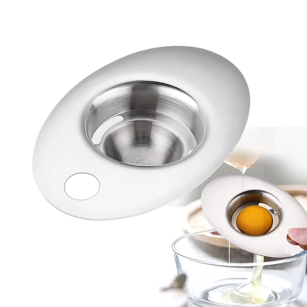 

Kitchen Tools Stainless Steel Egg Separator Tool Spoon Egg Yolk White Separator Egg Divider