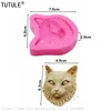 Cat Head Silicone Mold Fondant Chocolate Candy Polymer Clay Craft Cake Tool Cake Cupcake Topper Sugar Decorations flexible mold ► Photo 2/6