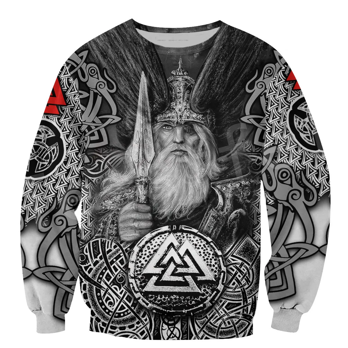 NewFashion Tessffel Odin God Fenrir Symbol Tattoo Warriors Streetwear Trucksuit 3DPrint Harajuku Casual Funny Jacket Hoodies X3