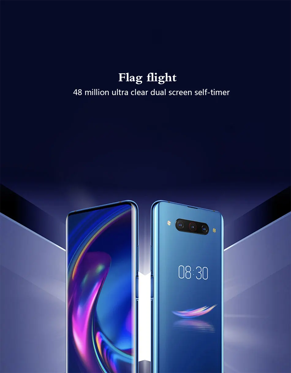 Глобальная версия Ori zte Nubia Z20 мобильный телефон 6,4" 8G 128G ...