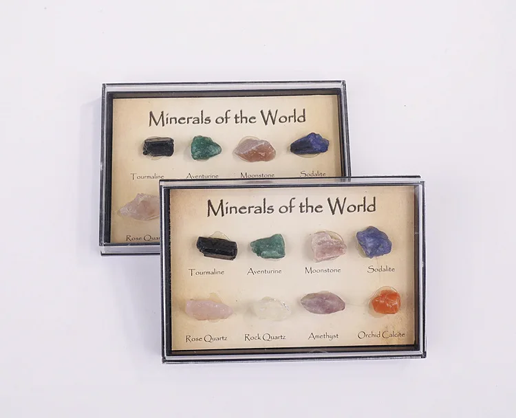 

Natural Crystal Stone Mineral Specimen 8 Pcs Minerales Protoliths Natural geology Teaching materials for Home DIY New