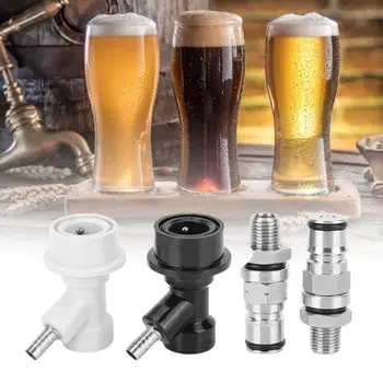 

1/4in Homebrew Keg Ball Lock Post Connector Keg Ball Lock Connector Set Beer Brewing Accessory