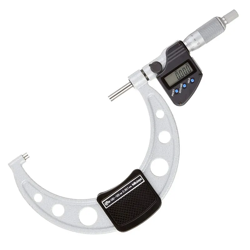 Original Mitutoyo Digital Outside Micrometers, Measuring Range 125