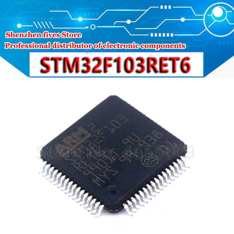 

1 шт./лот STM32F103RET6 QFP64 STM32F103 QFP ARM новый и оригинальный IC