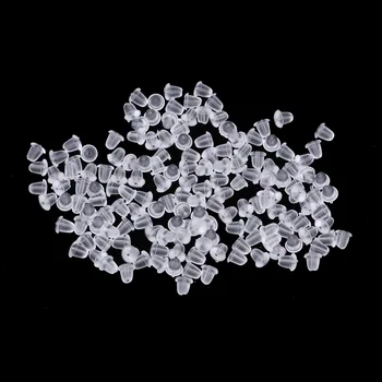 

Wholesale Clear Earring Backs Safety Rubber Earring Clutch Hypoallergenic