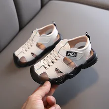 Sandália infantil, bebê, meninos, preto, bege, fundo macio, antiderrapante, respirável, praia, sapatos, verão, infantil, casual