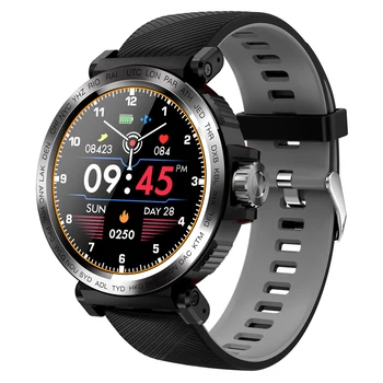 

S18 Full Screen Touch Smart Watch IP68 waterproof Men Sports Watch Clock Heart Rate Monitor Smartwatch for IOS Android phone