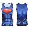 New Men O-Neck Tank Top Pure Color Cartoon Summer Vest Gym Muscle Bodybuilding Streetwear Sleeveless Shirt Workout Fitness Sport 3