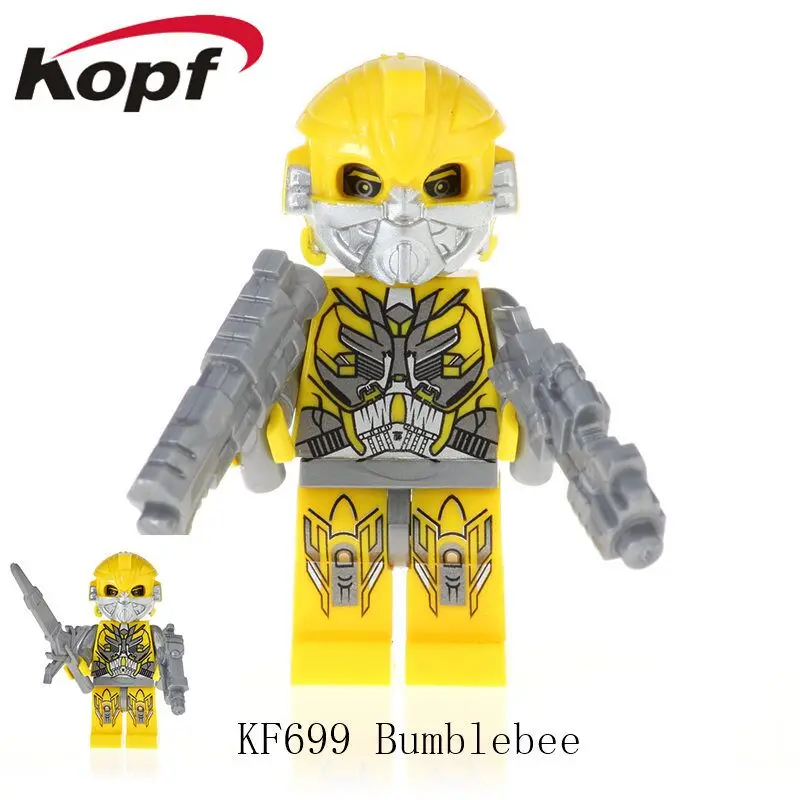 KF699 50Pcs No Box 50 шт. строительные блоки кирпичи робот фильм техника деформации герои мультфильмов для детей Коллекция игрушек на подарок PG8215 - Цвет: KF699 50Pcs No Box