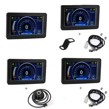 

New 1,2,4 Cylinder Universal Motorcycle LCD Display Cluster Replaceable Speedometer Multi-function Instrument Motorbike Parts