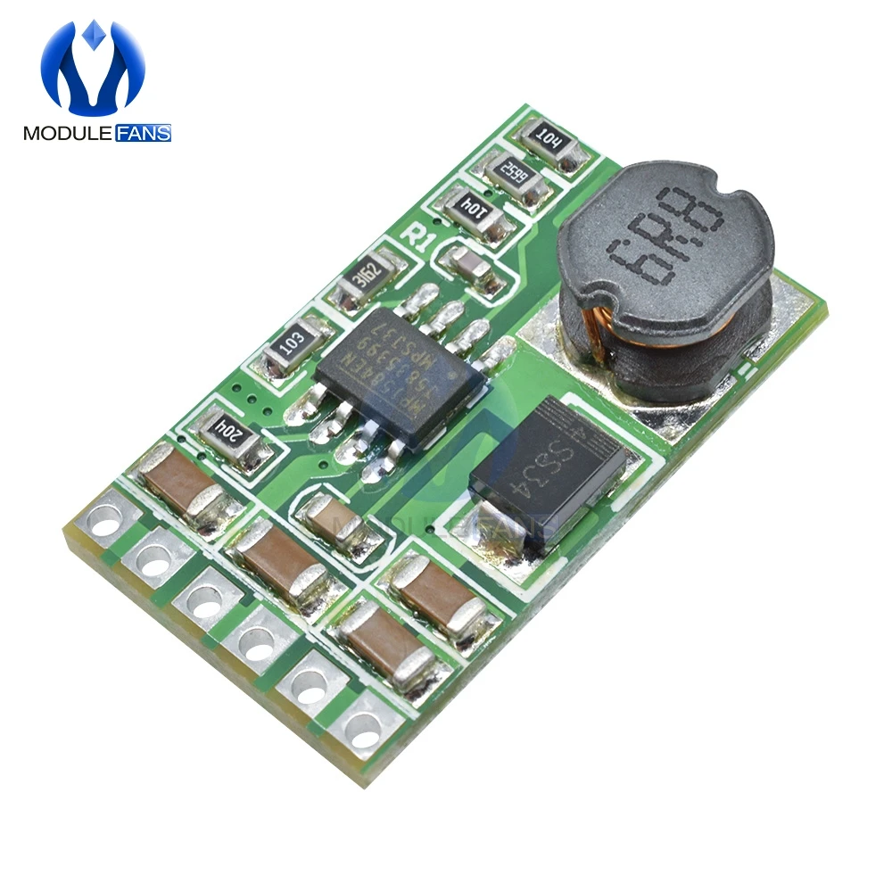 

DC 5V-27V to 3V/3.3V/3.7V/5V/6V/7.5V/9V/12V Adjustable DC-DC Step Down Buck Converter Power Supply Module 3.5A Voltage Regulator