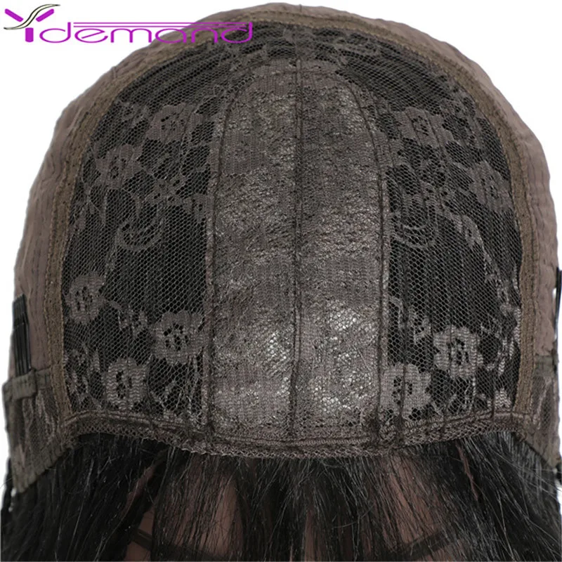 28 Inch Long Box Braid Wig Braids With Baby Hairs African Synthetic Braided Wigs For Women & Girls synthetic hair wigs