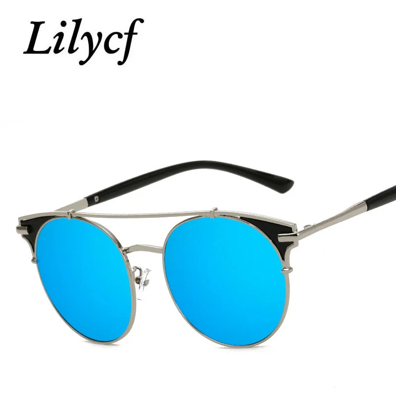 2019 металлическая оправа ретро солнцезащитные очки тренд личности большая