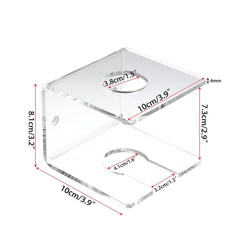 1 шт. прозрачные акриловые настенные крепления и выставочные стенды для