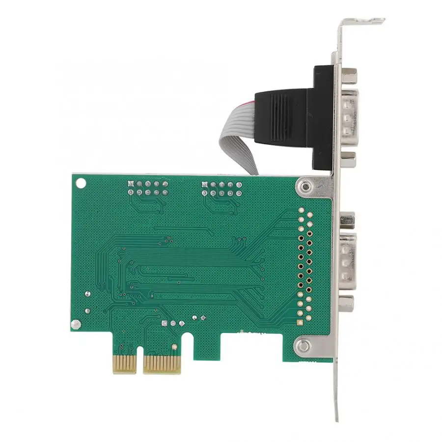 2 порта 2 RS-232 последовательный порт COM к PCI-E PCI Express карта адаптер конвертер PCI-E Express карта адаптер