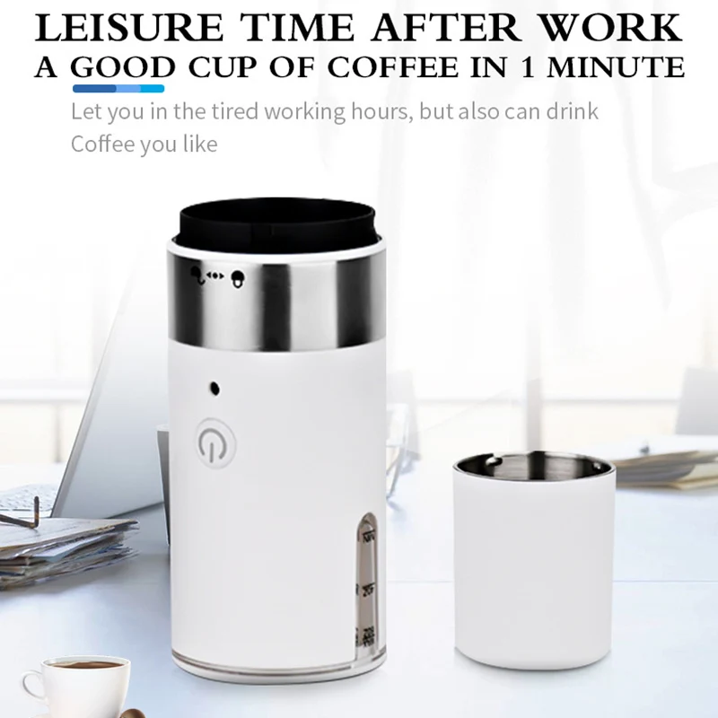 

Stainless Steel Coffee Pot Capsule Support Car-Mount Portable Mini Automatic Coffee Machine SLC88