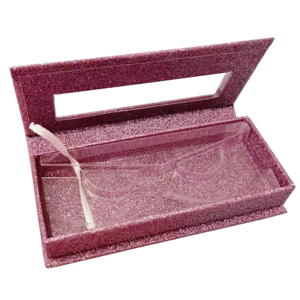 10pcs 3d Mink Lashes Faux Cils Magnetic Case False Eyelash Box Makeup Travel Square Home Packaging Storage Organizer Dustproof