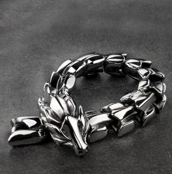 

Classic Punk Design High Quality Metal Heavy Keel Bracelet Men Rock Party Biker Jewelry