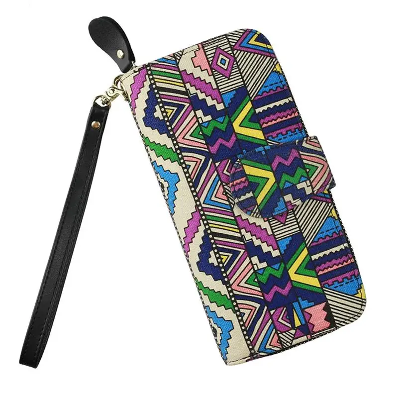 2 Womens Wallet Casual Canvas Lightweight Simple Clutch Wallet Girls Handbag Wallet Bag Canvas Change Pouches - Цвет: 2
