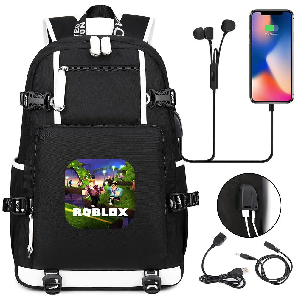 black e Новая Студенческая сумка из ткани Оксфорд mochila feminina USB дорожный повседневный рюкзак Mochilas mujer женская уличная сумка - Цвет: black e