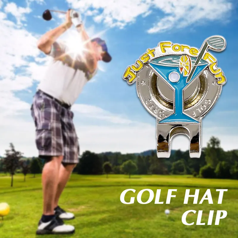 Прочные декорации клубный комплект для гольфистов случайный цвет C214 знак Открытый зажим для шляпы для гольфа зажим для кепки для игры в