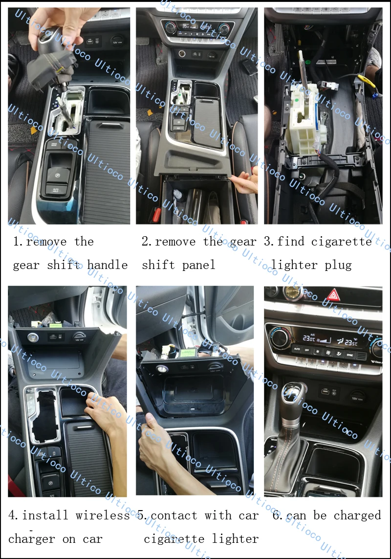Для hyundai Sonata 9 автомобильное QI Беспроводное зарядное устройство, зарядная пластина, беспроводное мобильное зарядное устройство, аксессуары для iPhone 8 X