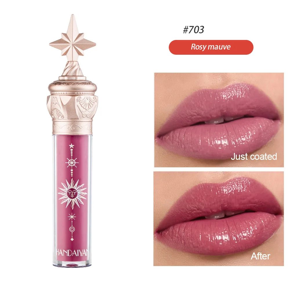Plumper Lip Gloss Shimmer Lips Makeup Waterproof Glossy Mirror Lip Tint Cosmetic Moisturizing Long Lasting Nude Liquid Lipstick