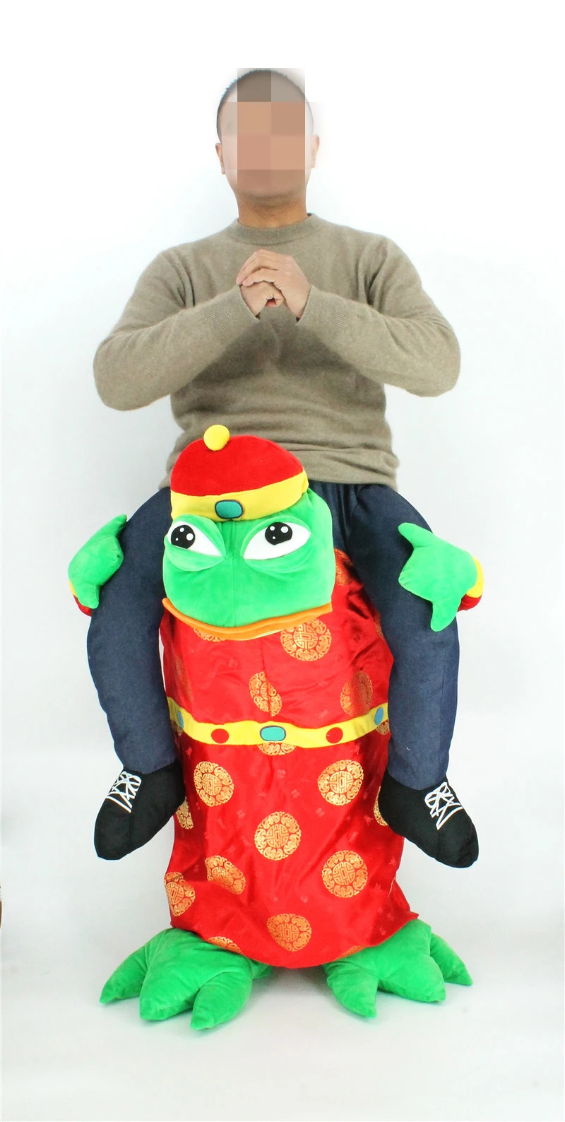 Зеленый Sad Frog Carry Me маскарадный костюм, костюмы, вечерние костюмы для костюмированной игры, одежда, рекламная акция, Хэллоуин, для взрослых