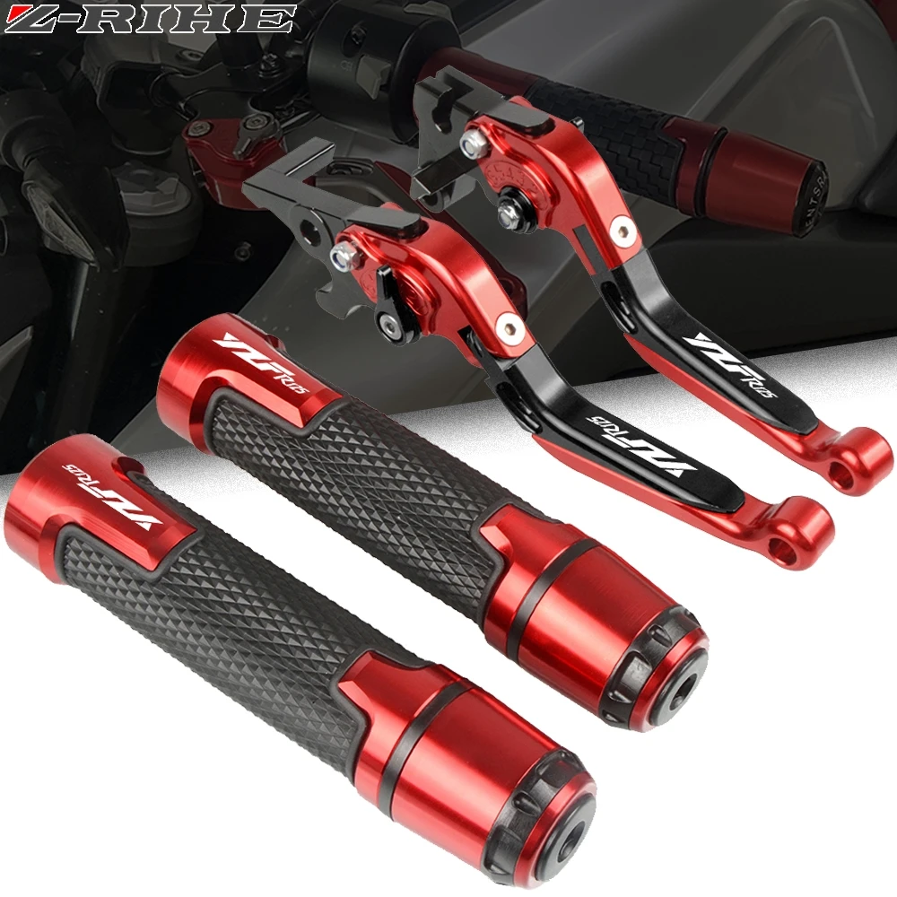 

Motorcycle Adjustable Folding Brake Clutch Levers Handlebar Hand Grips fit For YAMAHA YZFR125 YZF R125 2012 2013 2014 2015-2020
